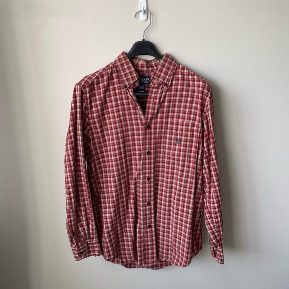 Chaps Ralph Lauren Plaid Buttondown Shirt - Picture 3 of 7